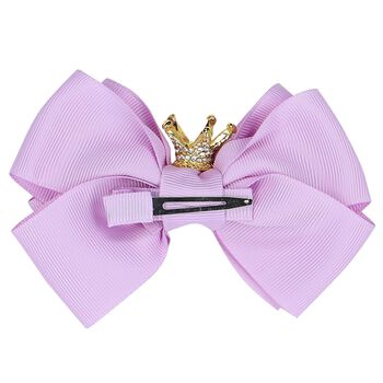 Girls Lilac Bow Hairclip