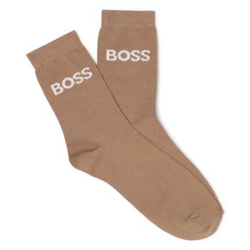 Boys White, Beige & Black Socks ( 3-Pack )