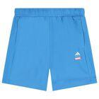 Boys Ivory & Blue Marvel Shorts Set, 1, hi-res