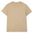 Boys Beige Logo T-Shirt , 6, hi-res