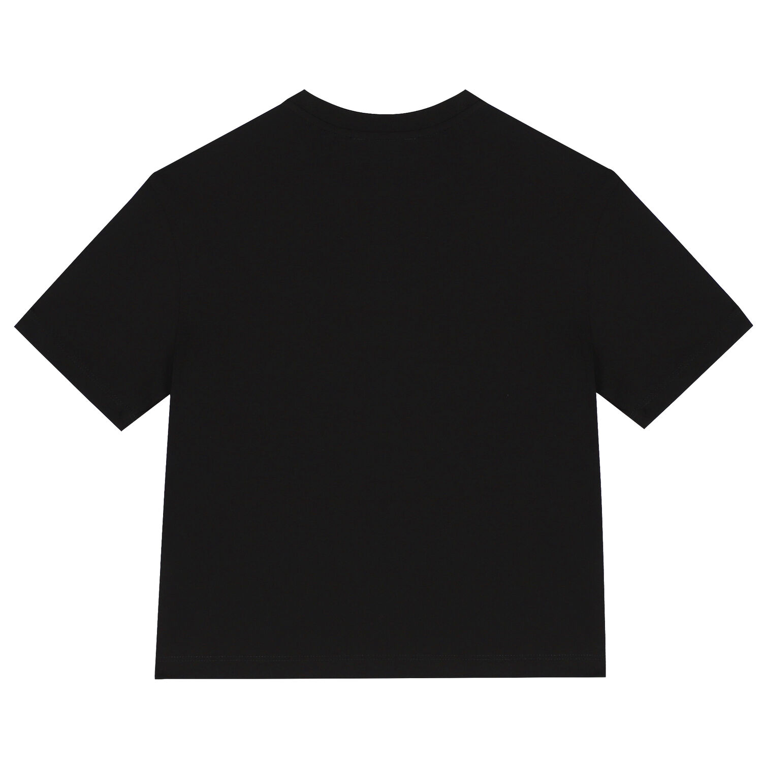Boys Black Logo T-Shirt, 1, hi-res