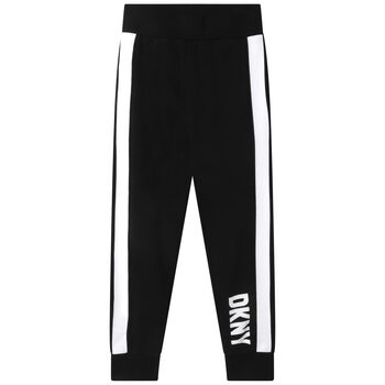 Boys Black Logo Joggers