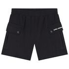 Boys Blue & Black Ikonik Shorts Set, 1, hi-res