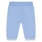 طقم رياضي  أولاد بالشعار باللون الازرق, 1, hi-res