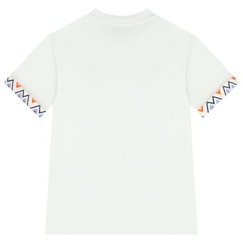 Boys White Logo T-Shirt