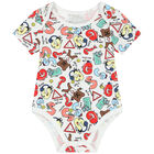 بودي سوت بالشعار باللون الأبيض (3 قطع), 1, hi-res