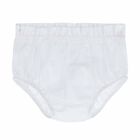 فستان باللون الأبيض المخطط للبنات, 1, hi-res