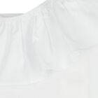 فستان بنات بكشكشه باللون الابيض , 3, hi-res