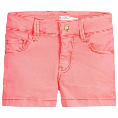 Girls Neon Pink Shorts