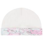 طقم هدايا لملابس الأطفال الرضع بتصميم خريطة جغرافية باللونين العاجي والوردي, 2, hi-res