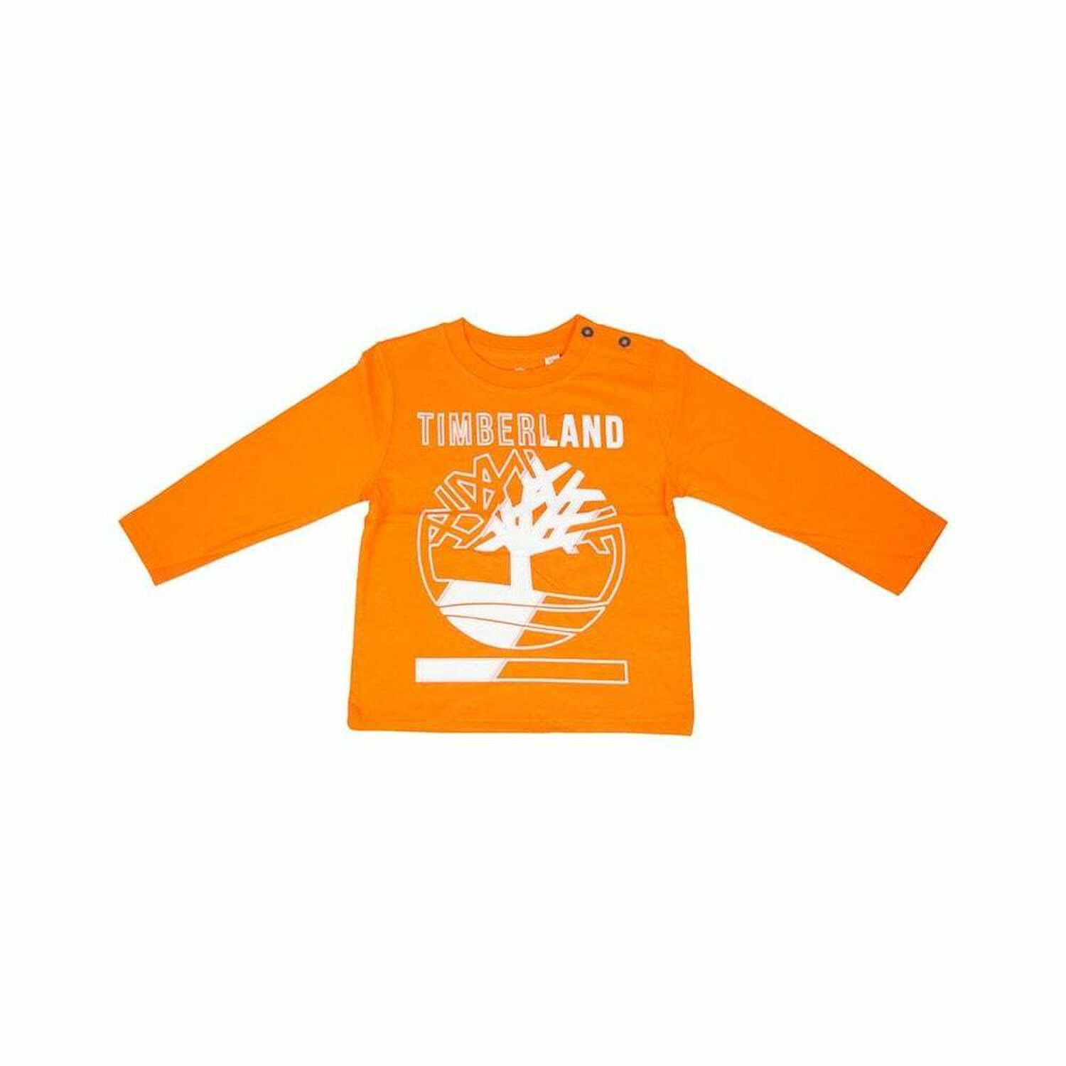 Baby Boys Orange Logo Top, 1, hi-res