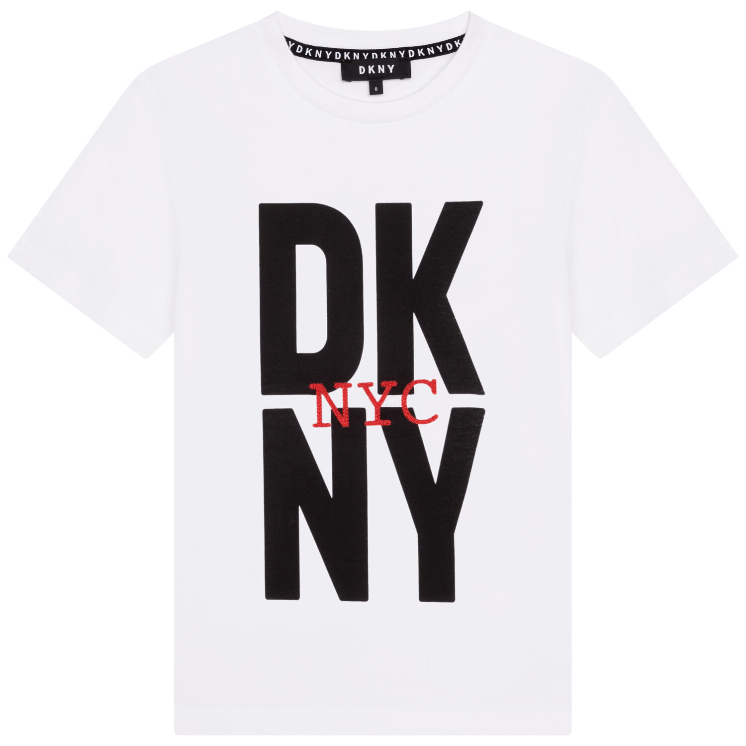 Boys White Logo T-Shirt, 2, hi-res