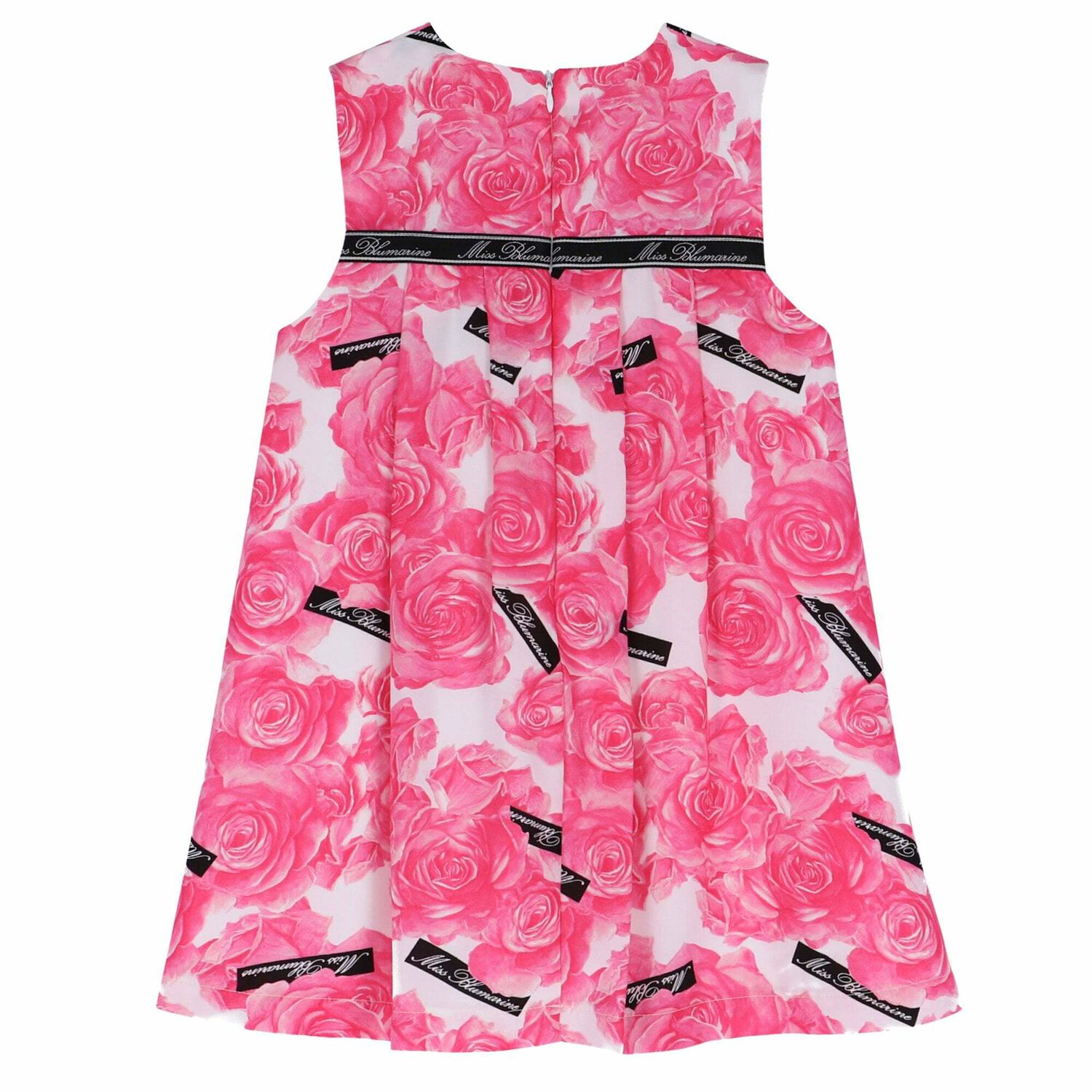 Girls Pink Floral Print Dress, 1, hi-res image number null