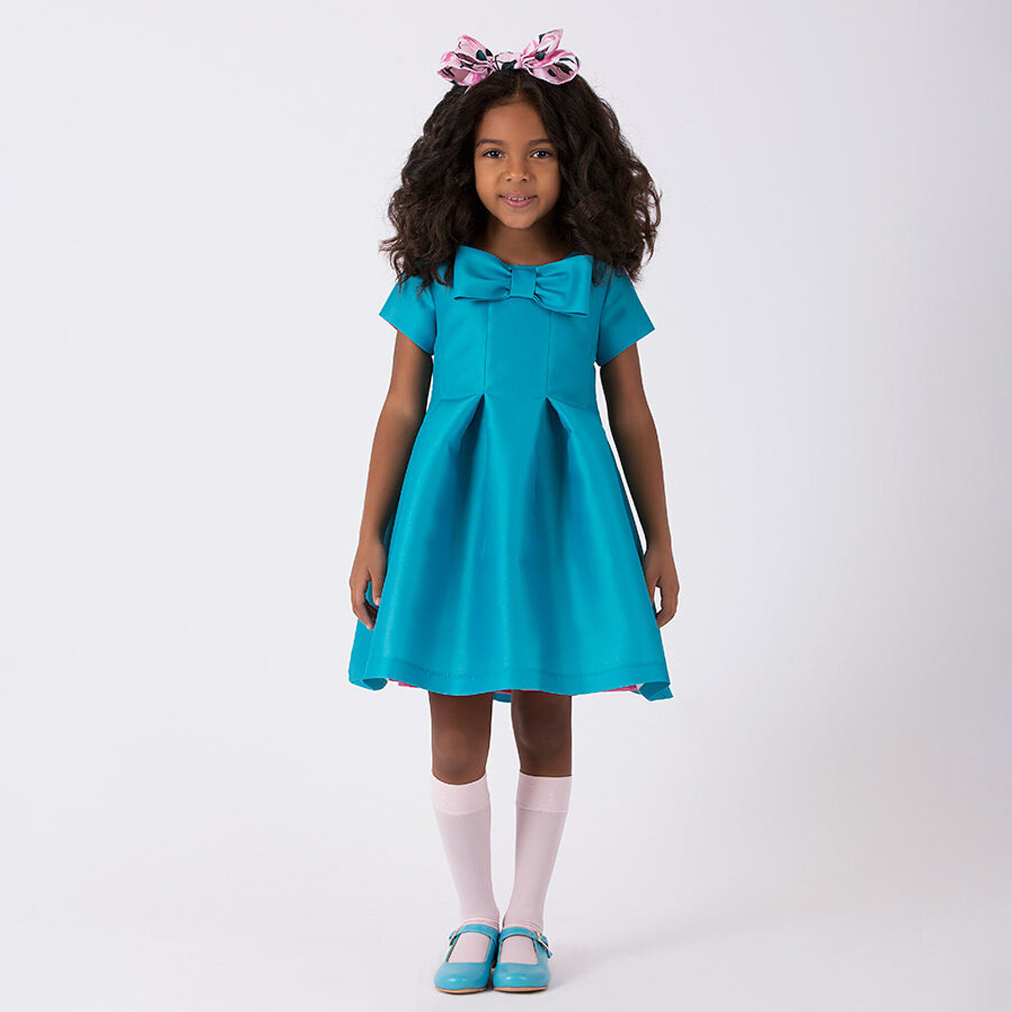 Girls shop teal dress