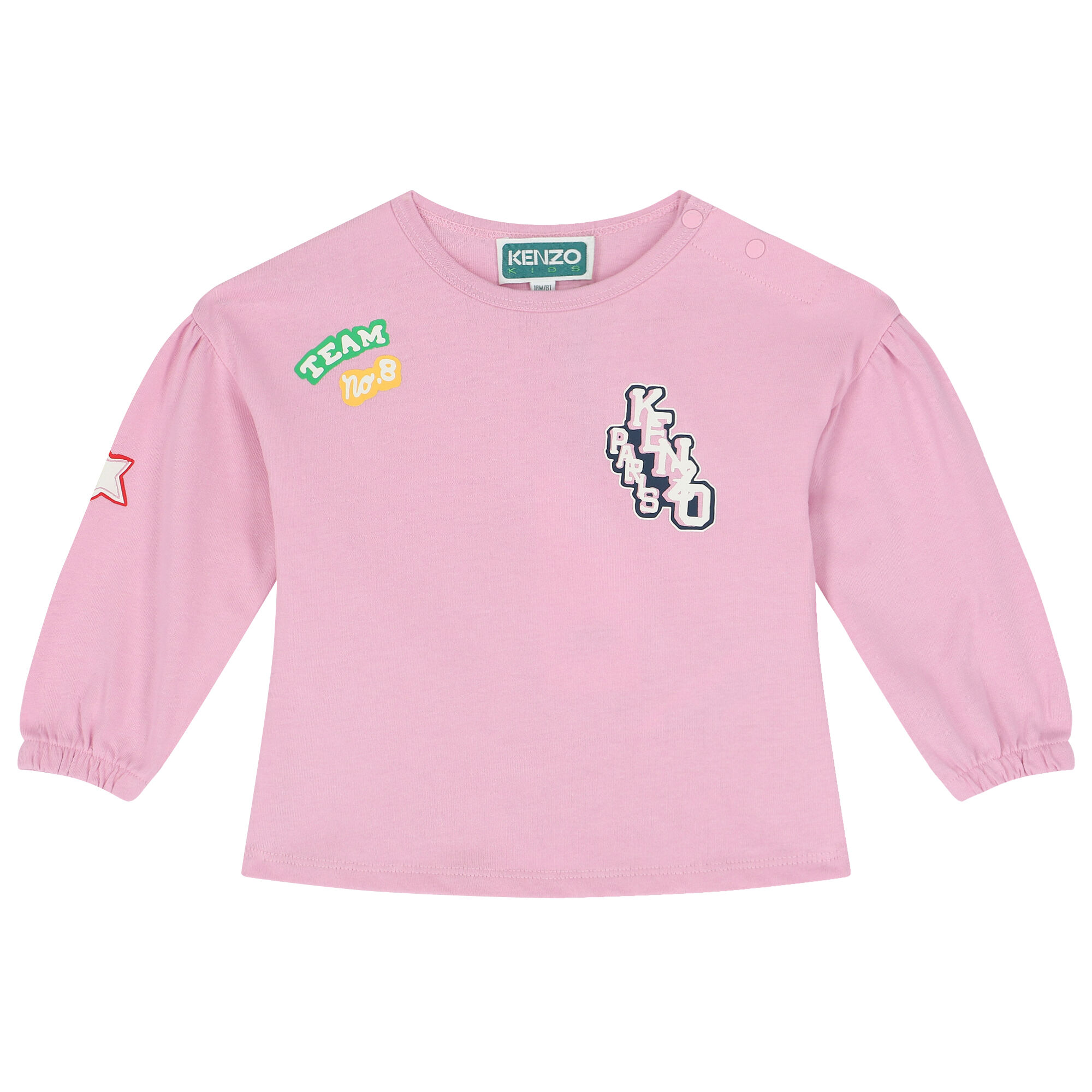 Pink long discount sleeve shirt