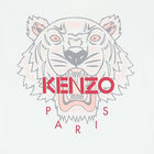 Girls White Tiger T-Shirt, 1, hi-res