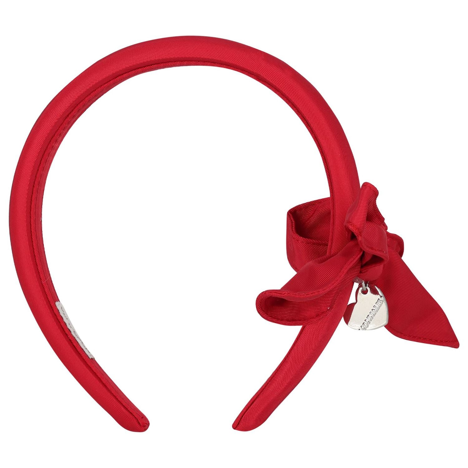 Girls Red Bow Headband, 1, hi-res