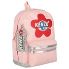 Girls Pink Logo Backpack, 1, hi-res