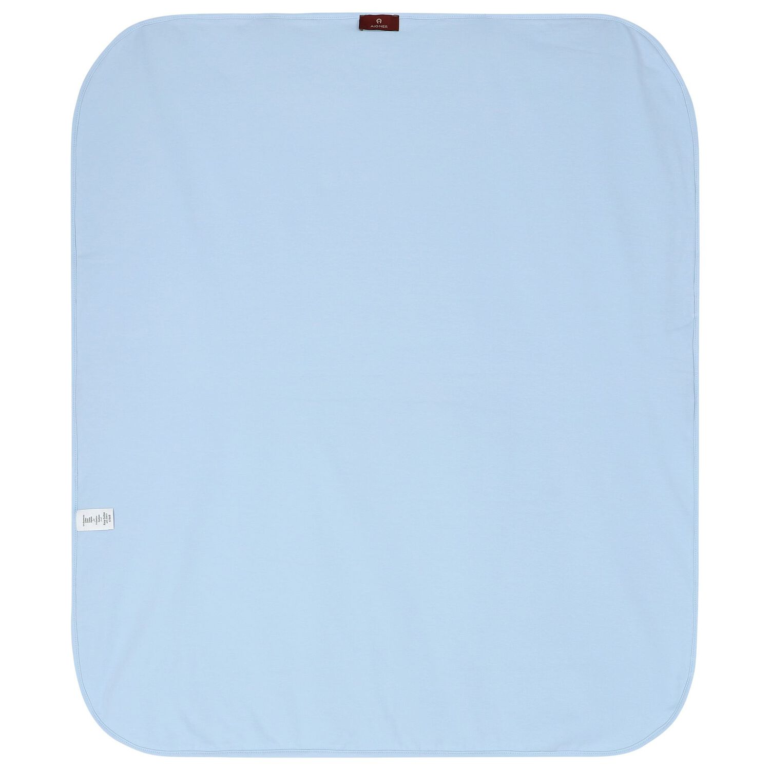 Baby Boys White & Blue Logo Blanket, 3, hi-res