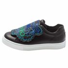 Boys Black Tiger Trainers, 1, hi-res