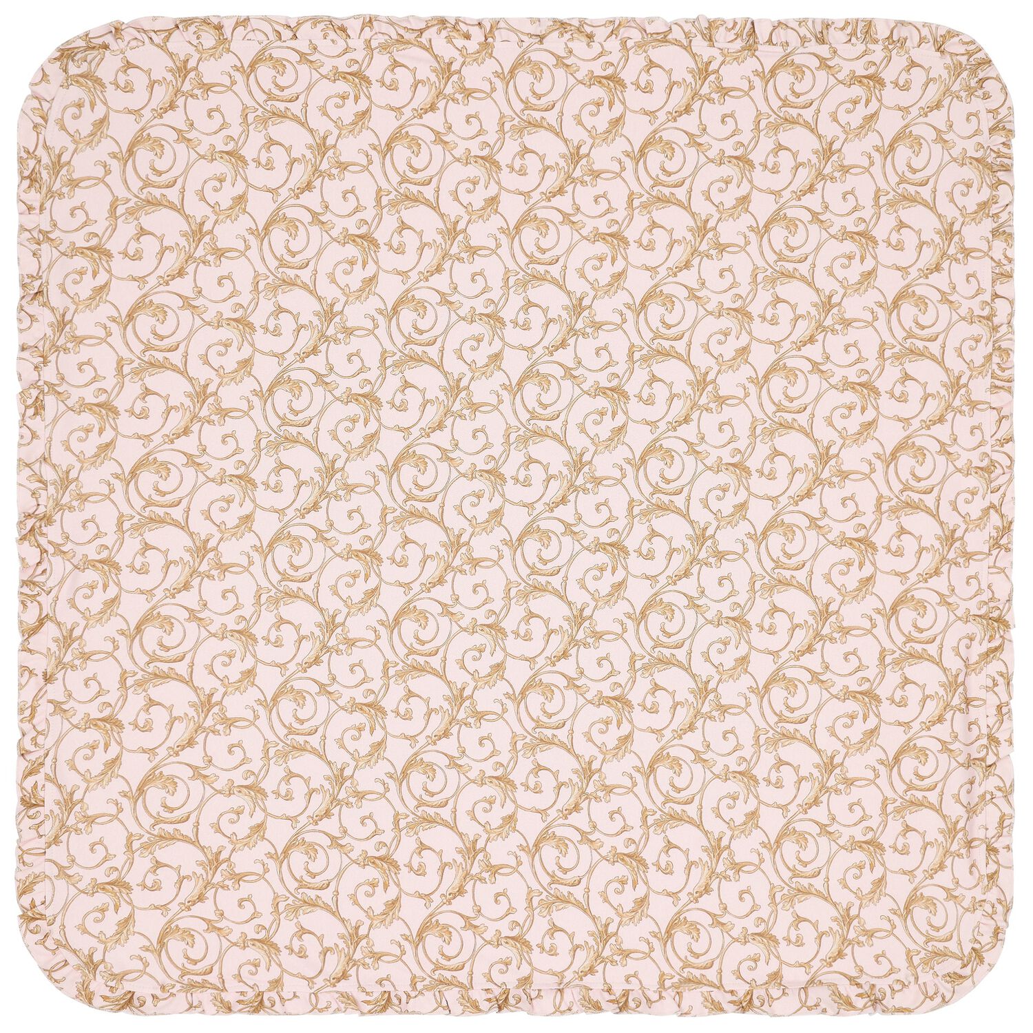Baby Girls Pink & Gold Blanket, 1, hi-res image number null