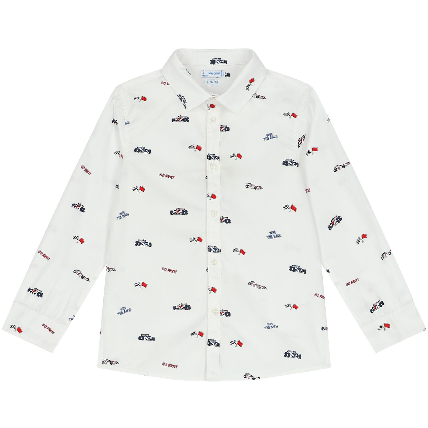 قميص أولاد باللون الأبيض , 1, hi-res