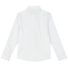 قميص بالشعار باللون الأبيض للأولاد, 1, hi-res