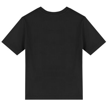 Boys Black Logo T-Shirt