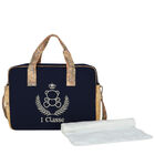 شنطة مواليد بطبعة خريطة باللون الكحلي والبيج للأطفال  , 2, hi-res