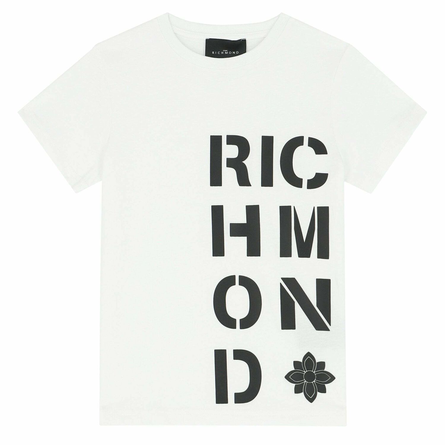 Boys White Logo T-Shirt, 1, hi-res image number null
