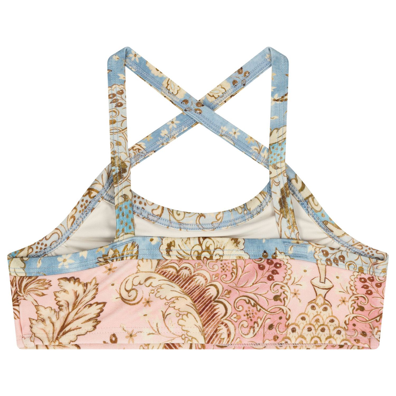 بيكيني باللونين الزهري و الوردي للبنات , 1, hi-res