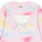 Girls Pink & Yellow Logo Sweatshirt, 1, hi-res