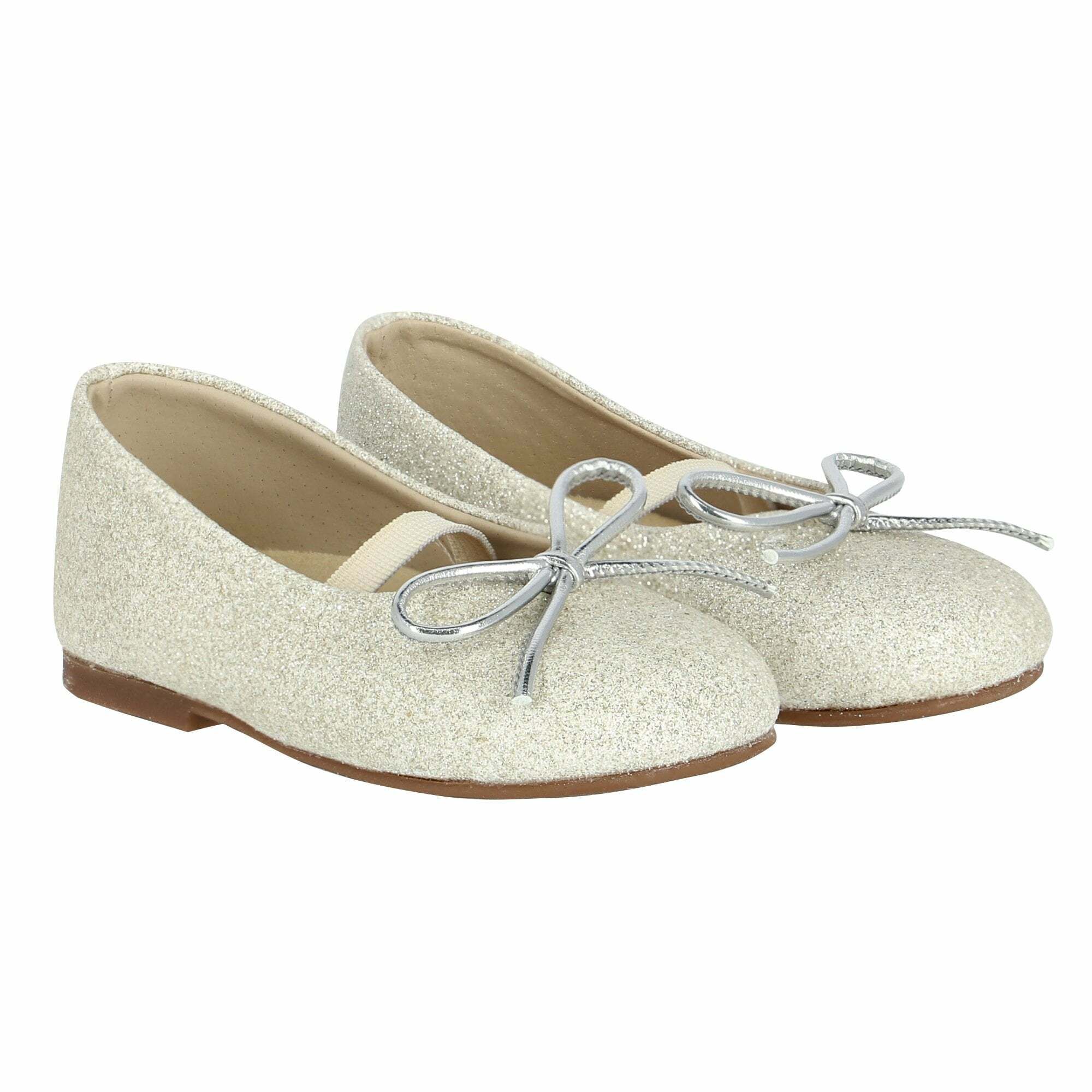 Babywalker Girls Metallic Ballerina Shoes Junior Couture UAE