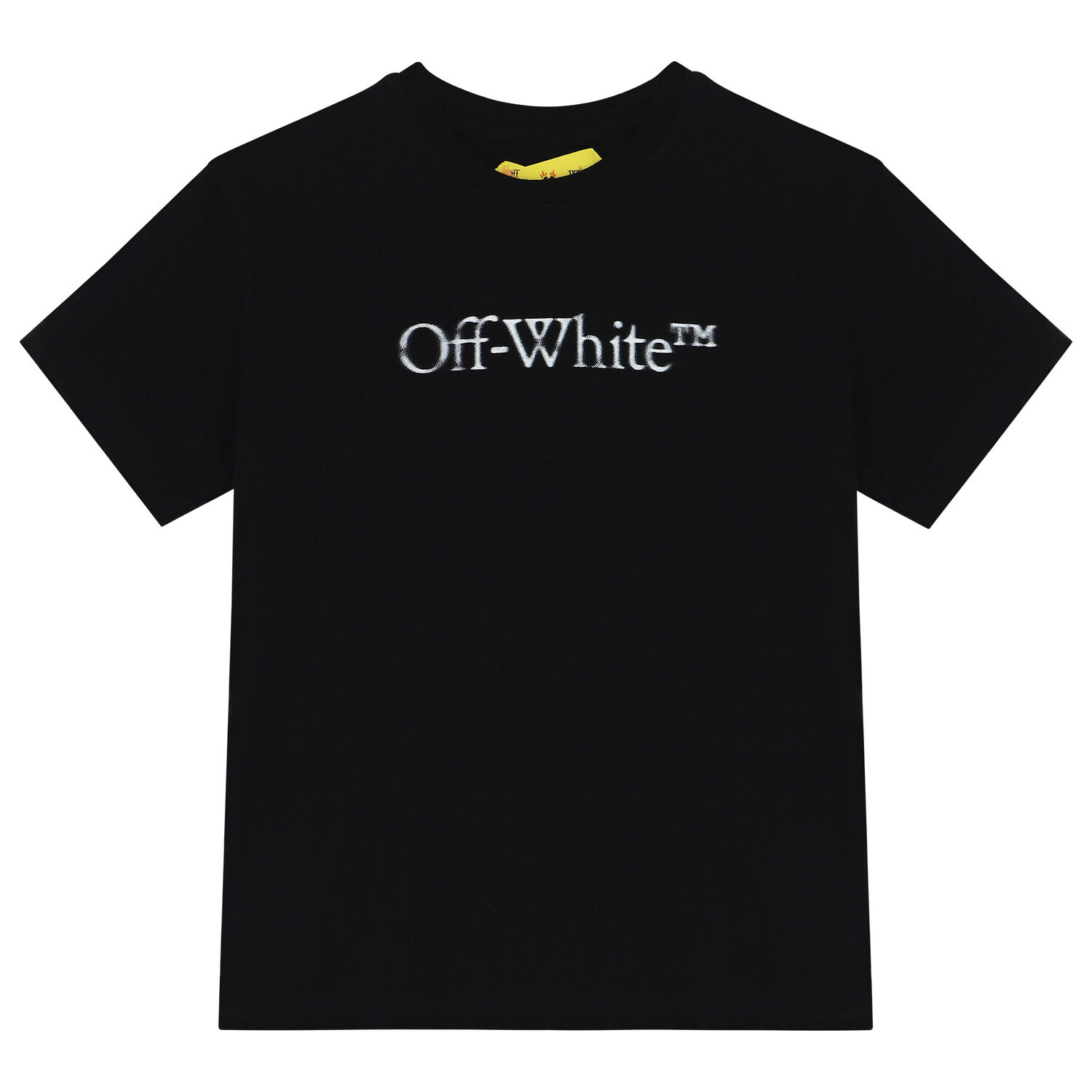 تيشيرت بالشعار باللون الأسود, 1, hi-res