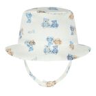 Baby Boys Blue & White Dungaree Set, 2, hi-res