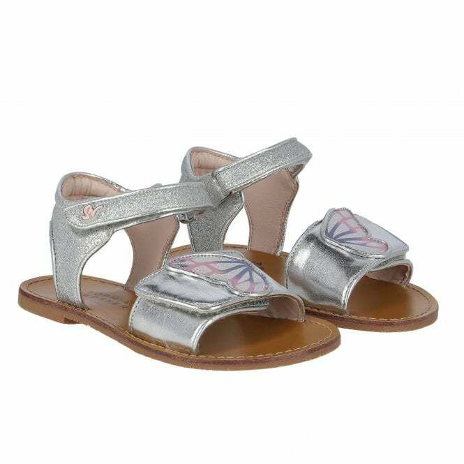 Silver hotsell baby sandals