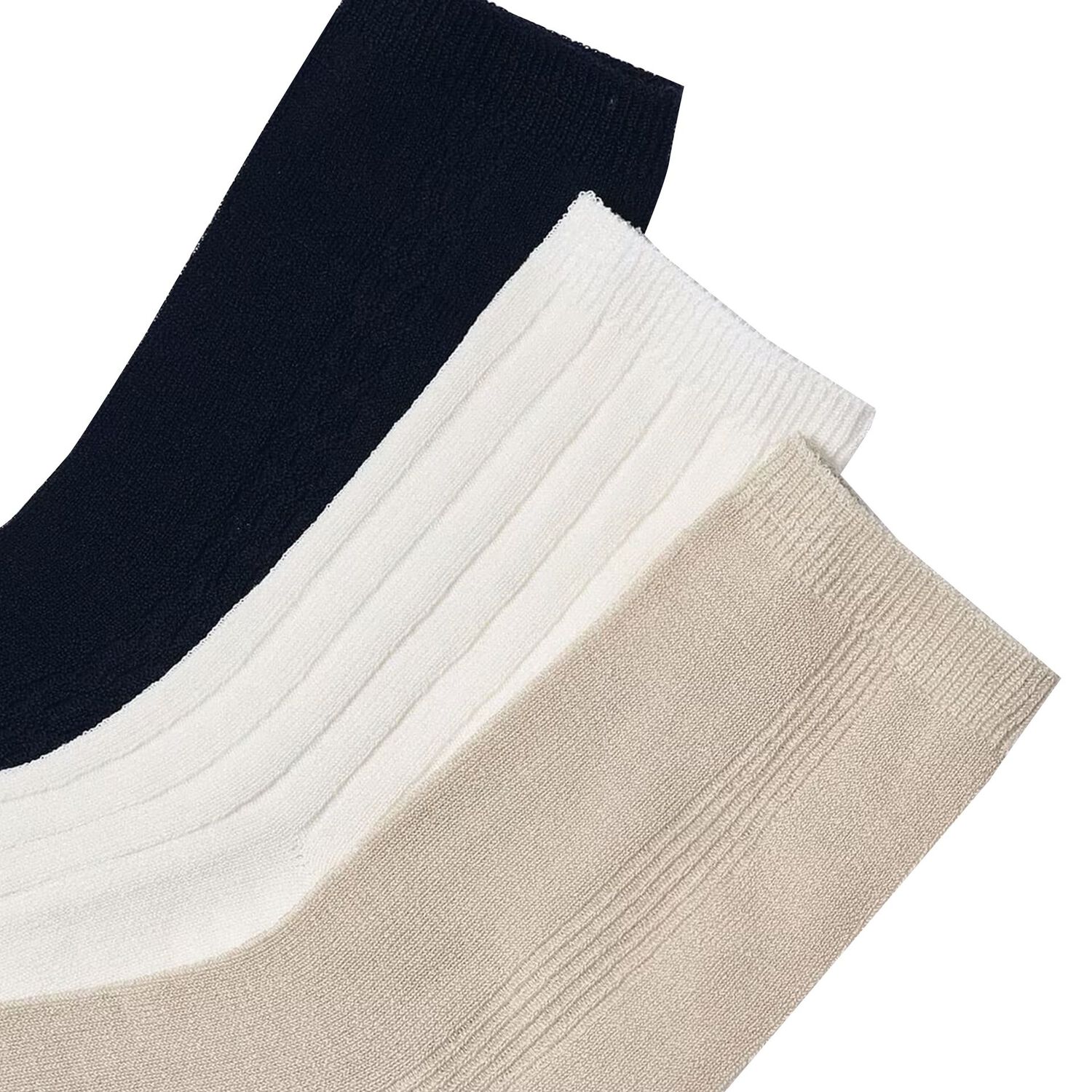Boys Black, Beige & White Socks ( 3-Pack ), 1, hi-res image number null