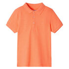 Boys Orange Polo Shirt, 6, hi-res