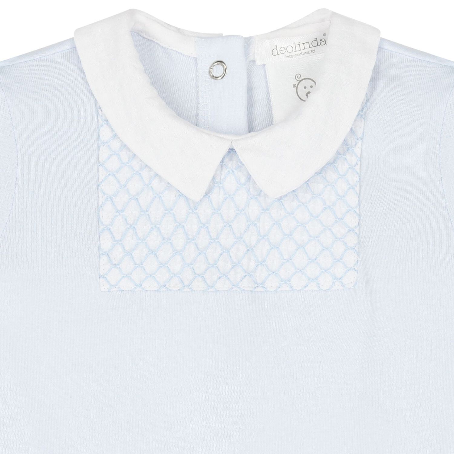 Baby Boys Blue Romper, 1, hi-res image number null