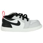 White, Grey & White Air Jordan 1 Low Alt Trainers, 3, hi-res
