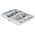 Baby Boys White & Navy Blue Logo Blanket, 1, hi-res