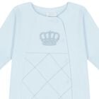 Blue Crown Babygrow, 1, hi-res