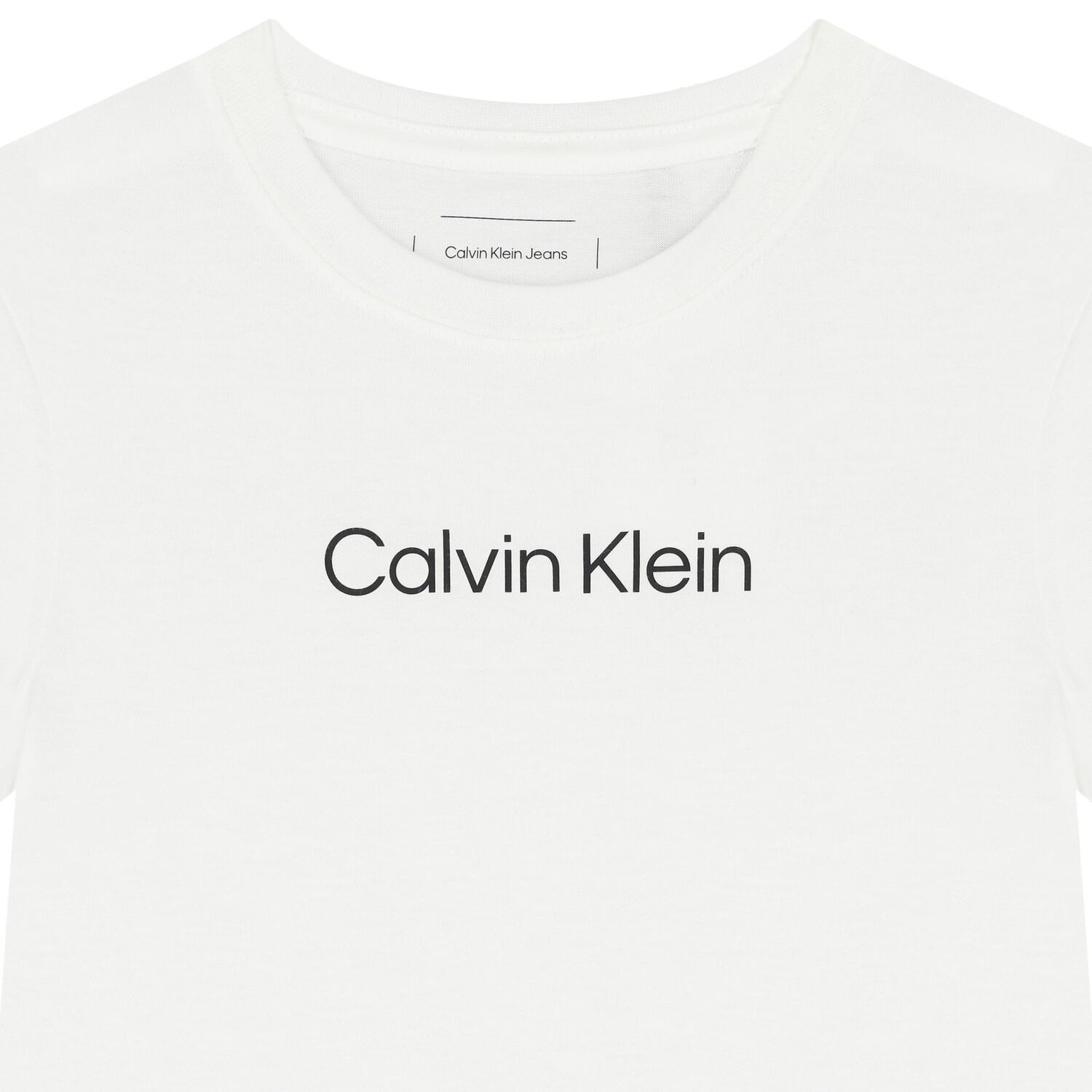 Boys White Logo T-Shirt, 4, hi-res image number null