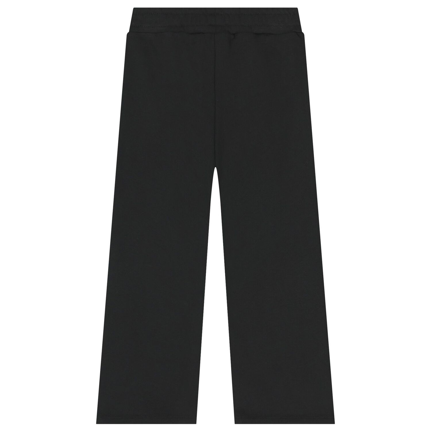 بنطال رياضي أسود بشعار للأولاد, 1, hi-res