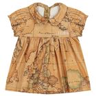 Baby Girls White & Beige Geo Map Gift Set, 2, hi-res