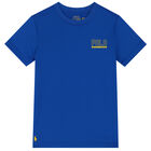 Boys Blue Logo T-Shirt, 3, hi-res