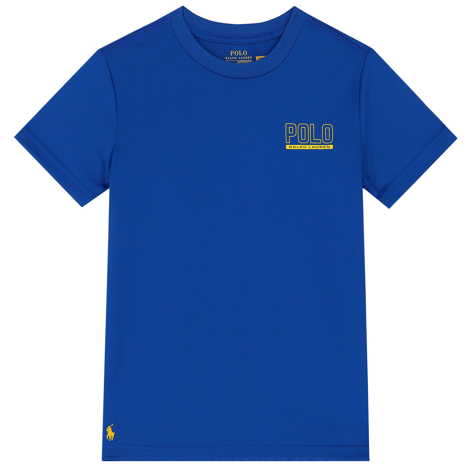 Boys Blue Logo T-Shirt, 3, hi-res