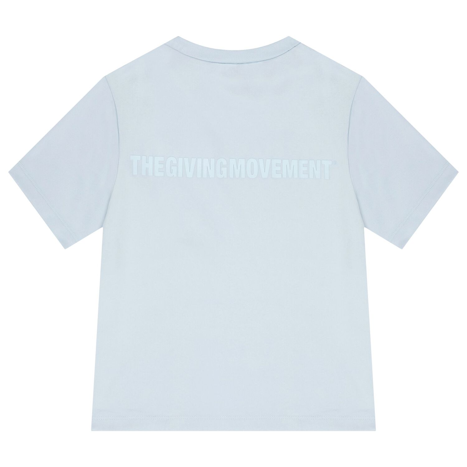 تيشيرت  بالشعار باللون الأزرق للأولاد والبنات, 5, hi-res image number null