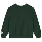 Boys Green Logo Sweatshirt, 1, hi-res