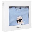 Boys Blue Ikonik Shorts Set, 1, hi-res